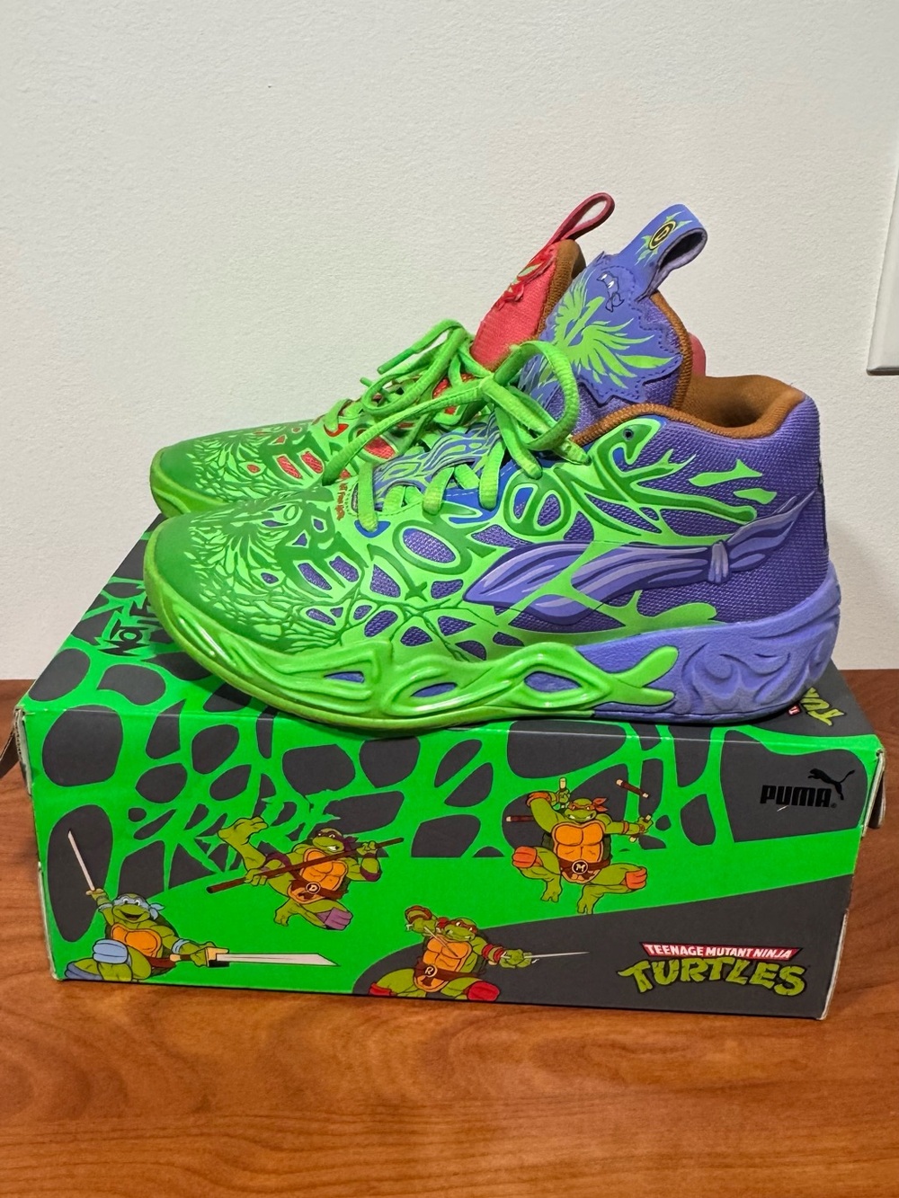 PUMA x TMNT LaMelo Ball MB.04 Not From Here Shoes Size 4.5 Grade School